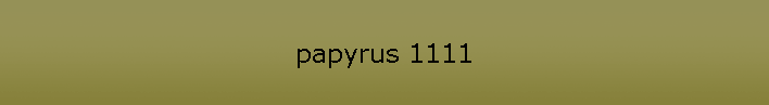 papyrus 1111